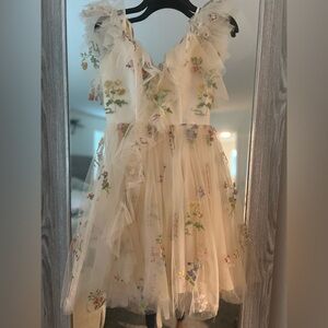 Floral Embroidered Dress
